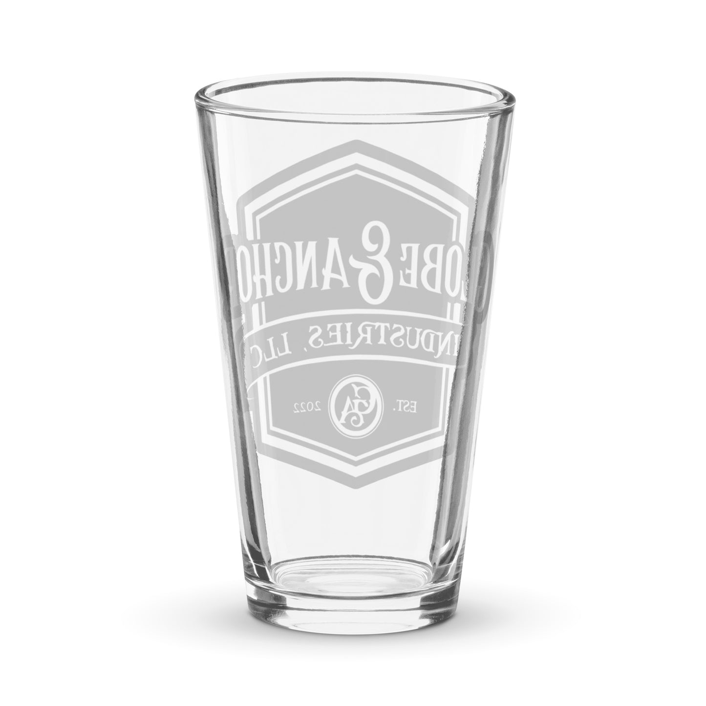 Shaker pint glass