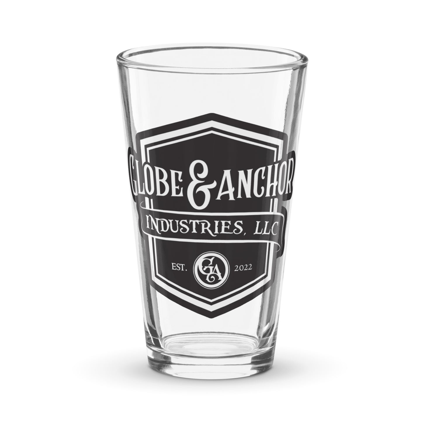 Shaker pint glass